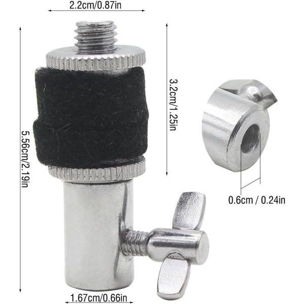 Trumkoppling, Metall Hi-Hat-koppling för Hi-Hat-cymbaler Standard