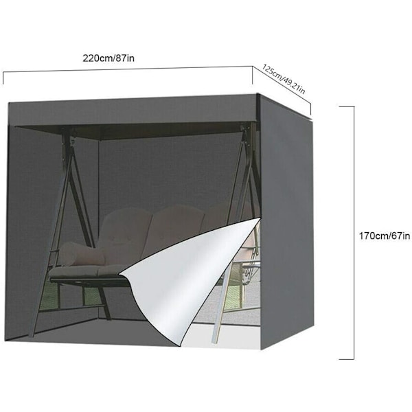 Patio Swing Cover Protector UV-skydd Hängmatteskydd
