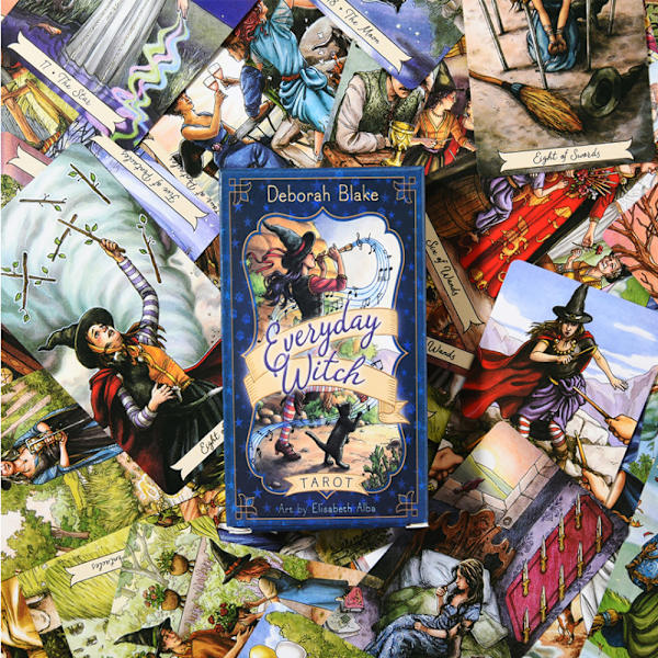 78st/ sett Tarotkort Häxmönster Delikat konstpapper