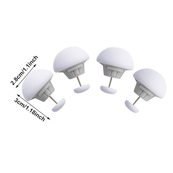 Täckelås till påslakan 4X Vit Vit white one size