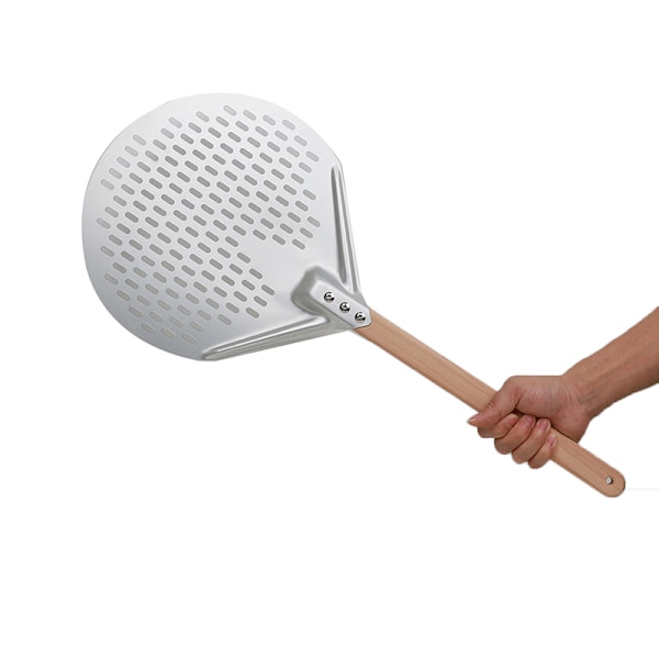 12/14 tums pizzaspade i aluminium med långt T-handtag-XS1- E