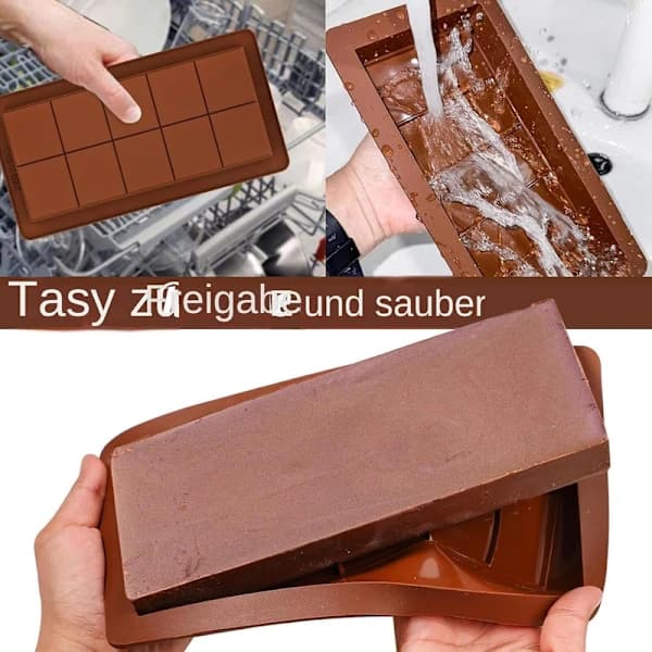 2-pak chokoladeforme, silikoneform til chokolade A-XF33-