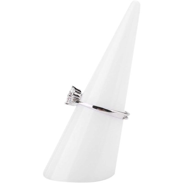 5pcs Plastic Finger Ring Cone Stand, Single Finger Display Ring