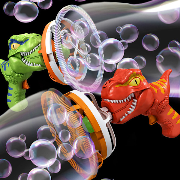 Fläkt Dinosaur Bubble Machine Auto Bubble Machine red