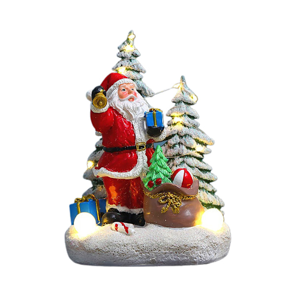 Julepynt Nisse Snemand Klar Lysstreng Ornament