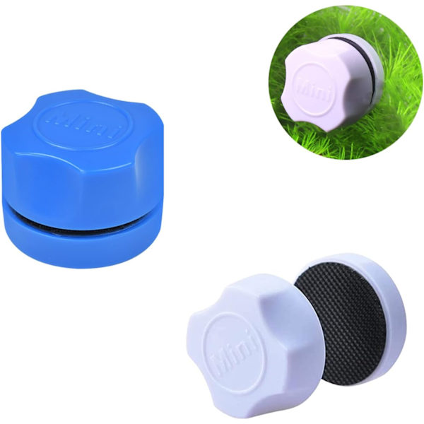 Akvariemagnetisk borste Mini magnetisk algskrapa Akvarium