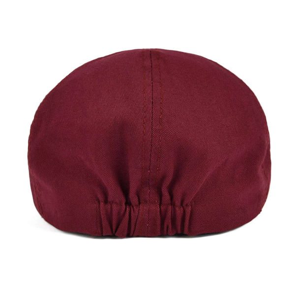 VOBOOM Röd Sommar Bomull Platt Cap Murgröna Kepsar Män Kvinnor Burgundy Newsboy Cabbie Chaufför Enfärgad Casual Camouflage Basker 063 Army Green