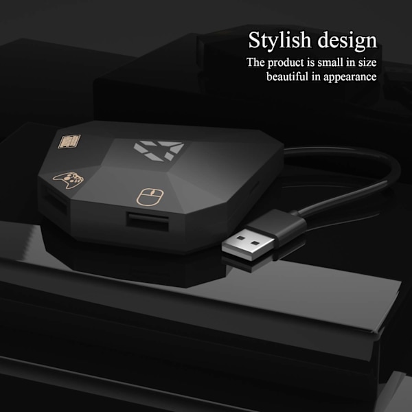 INF Mus/tangentbord Adapter Kompatibel med Nintendo Switch, PS4, Xbox One/360, PS3