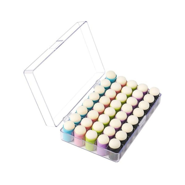 40pcs Finger Sponge Daubers with Storage Box, Paint Sponge