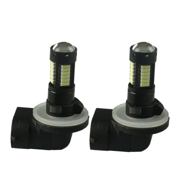 DRL-lamper 6500K hvite 30SMD 4014 881 880 H27 LED-erstatningslamper for tåkelys-FA-