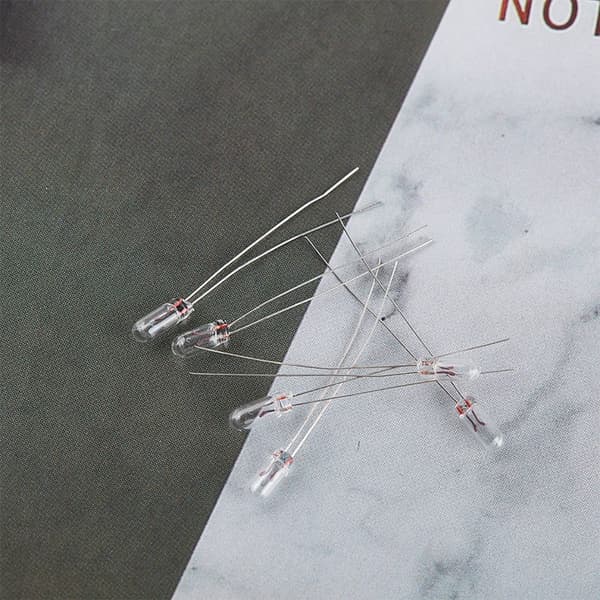 10 stk. Mini 3/4/5 mm 3/6/12/24V pære Edison glødelampe - Perfekt klar-FA-