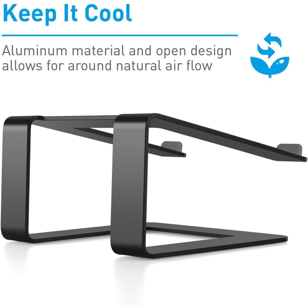 Aluminum Alloy Laptop Stand Removable Metal Computer Cooling