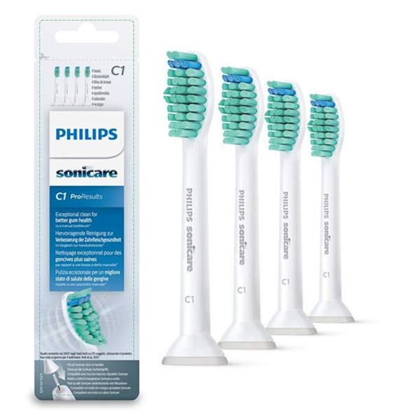 4 erstatningsbørstehoder til Philips Sonicare C1 C2 G2 W2 W2