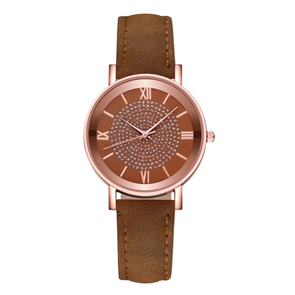 Kvarts armbandsur BRUN Brown