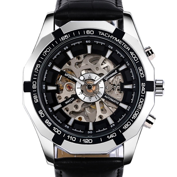 Mekanisk klocka Automatisk Mekanisk klocka Luminous Black