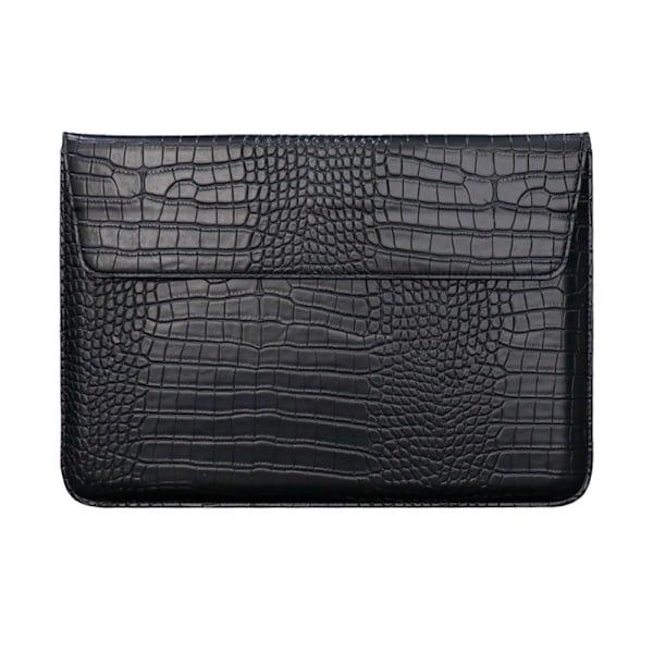 Krokodillekorn Faux Læder Flap Style Case Taske, 13 tommer