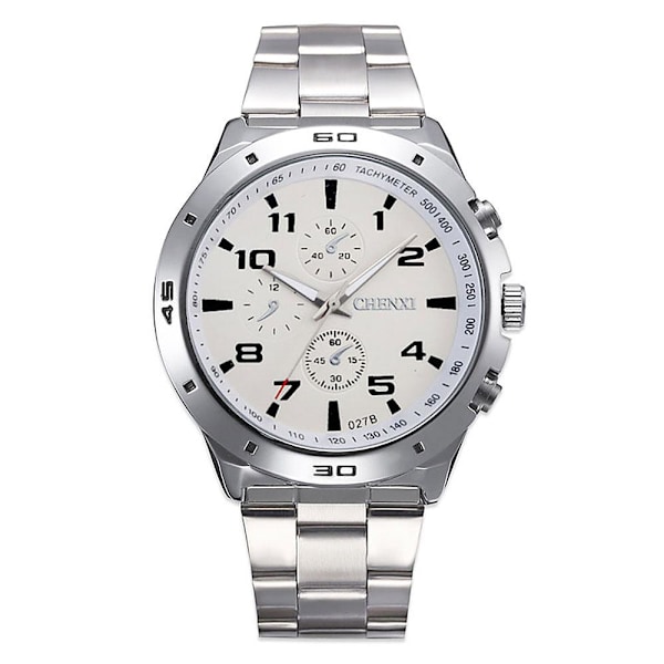 Herrarmbandsur Target Business Metallarmband - Silver / Vit silver Metall