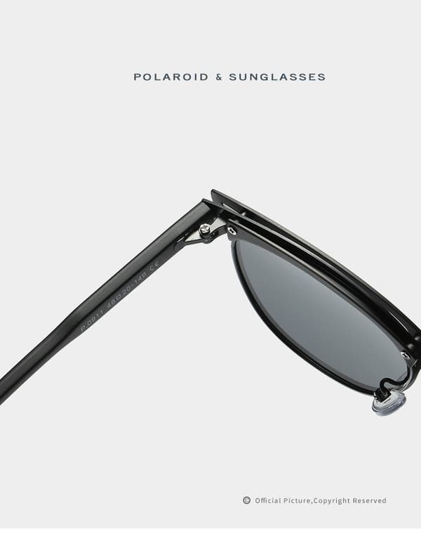 Polarisoidut aurinkolasit UV400 Musta/harmaa