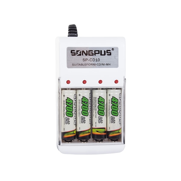 4x Batteriladdare - AA/AAA Batterier 280