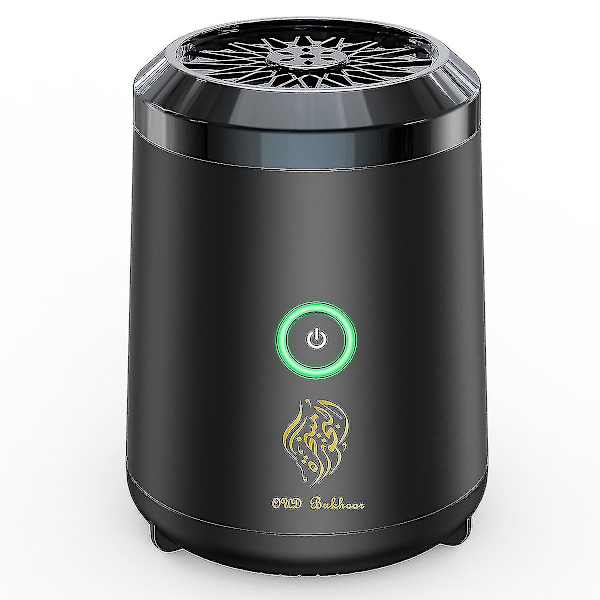 Bärbar Mini Rökelsebrännare Bakhoor Uppladdningsbar USB Aromspridare Elektrisk Arabisk Rökelsehållare Muslimsk Heminredning