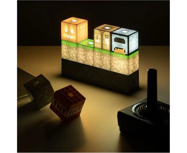 Minecraft Paladone Block Building Light DIY Leke Vare Gave