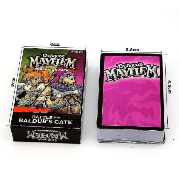 Bordspil Dungeon Mayhem Dungeons Of Chaos Fuld Engelsk Monster Madness Strategispil Dungeon Expansion