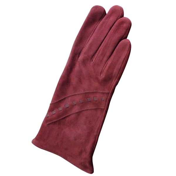 Eastern Counties Läder Dam/Dam Sian Mockaskinn Handskar L Oxbl Oxblood L Oxblood