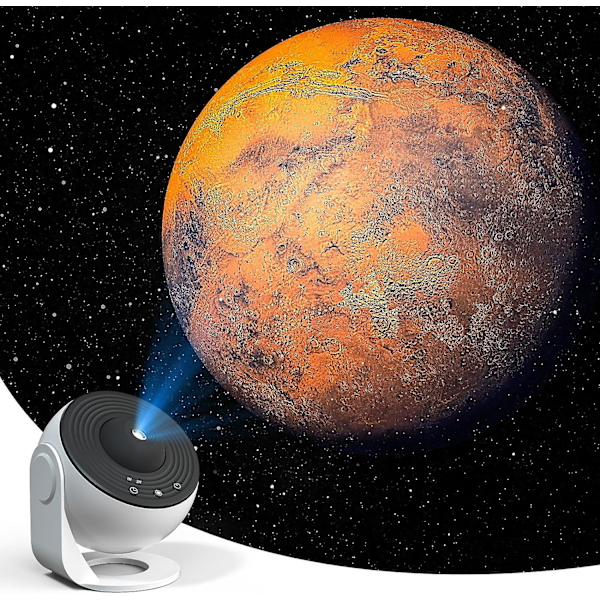 13-i-1 Planetarium Galaxy-projektor, 8K Stjerneprojektor med Timer, Ne White