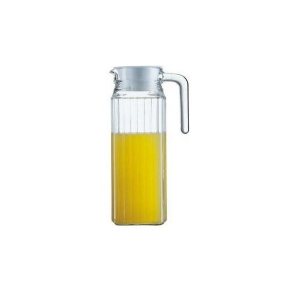Luminarc Quadro Hög Glaskanna Med Lock 24,5cm Transparent Transparent 24.5cm