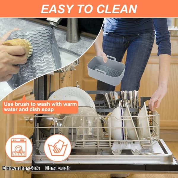 Airfryer silikoneindsats til Instant Vortex, genanvendelige silikone airfryer-indsatser-FA-