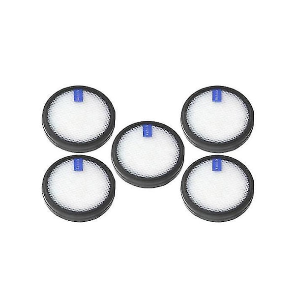5 st Tvättsbara HEPA-filter Kompatibla med Prettycare W200 W300 W400 Robotdammsugare Tillbehör Reservdelar Dammsugartillbehör [DB]