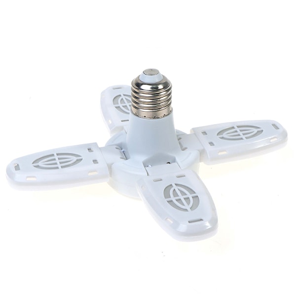 E27 LED AC85-265V 28W LED-lampe Vifteblad Timer Lampe Glødepære