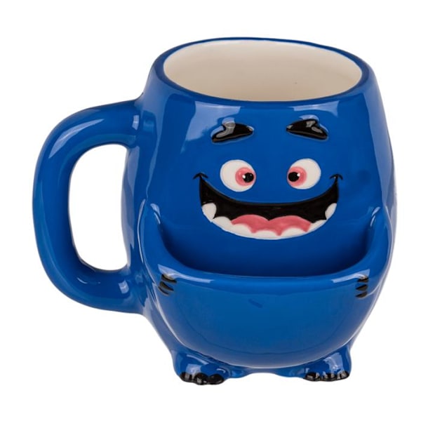 Kagemug / Mug med Rum til Kager - Monster 450 blue