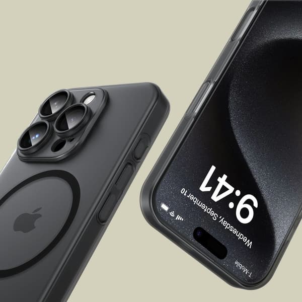 Tech-Protect iPhone 16 Pro Max Deksel MagSafe MagSlim Matt Svart-FA-