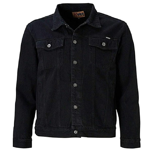 Duke Herr D555 London Trucker Denimtakki X-Large Musta X-Large Black