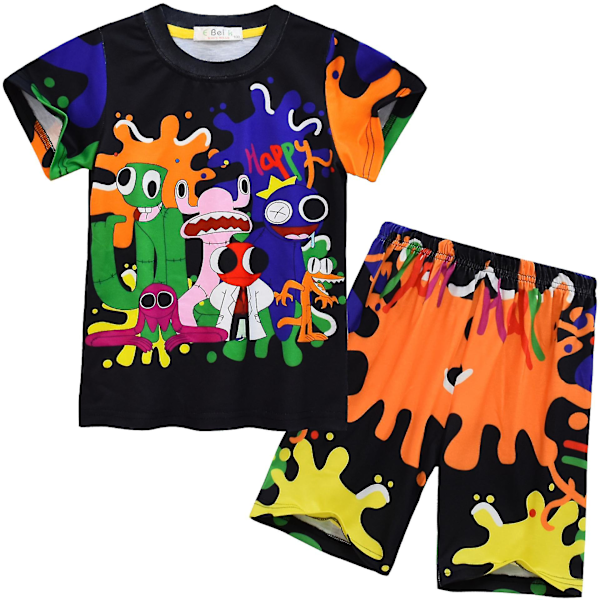 2022 Nytt Roblox Rainbow Friends Spel Rainbow Friends Kläder Kortärmad Kostym för Barn CNMR C 120 code C