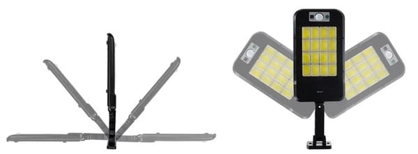 Solcellelampe med bevægelsesdetektor-FA-