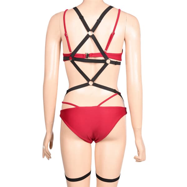 Sort Fuld Krops Ny Dame Kropssele BH Bur Top Undertøj-FA-