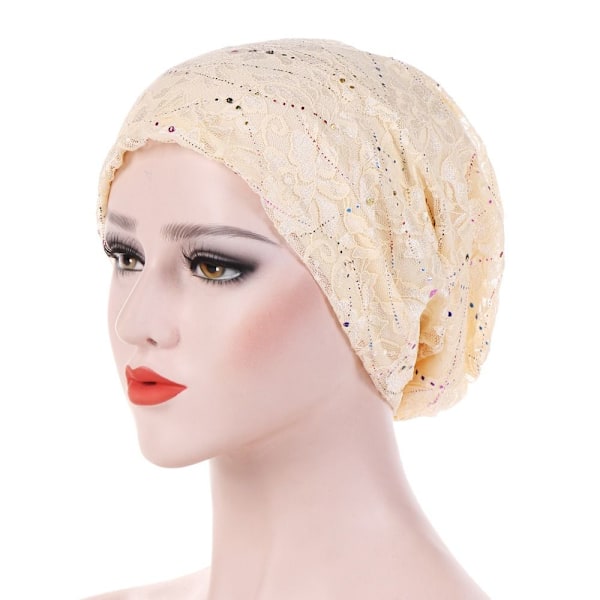 Turbanhatt Myk Motorhette BEIGE beige