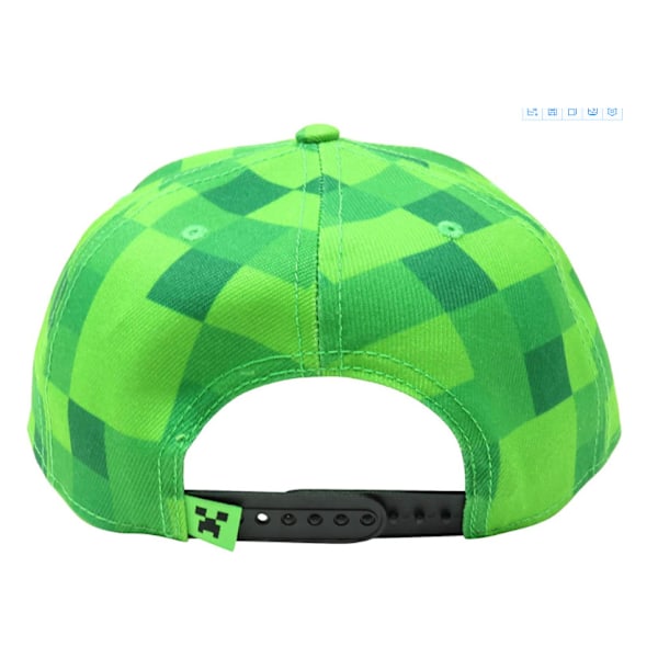 Minecraft Snapback Baseball-lippis Miehille ja Naisille Puuvillasta, Hengittävä Auringonhattu