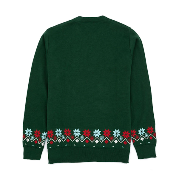 Scooby Doo Miesten Joulupaita Neulotu 5 Grön/Röd Green/Red Green/Red S