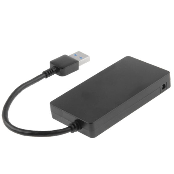 USB 3.0 -keskitin 4 USB-portilla (suurnopeus) - Jopa 5 Gbps black 60