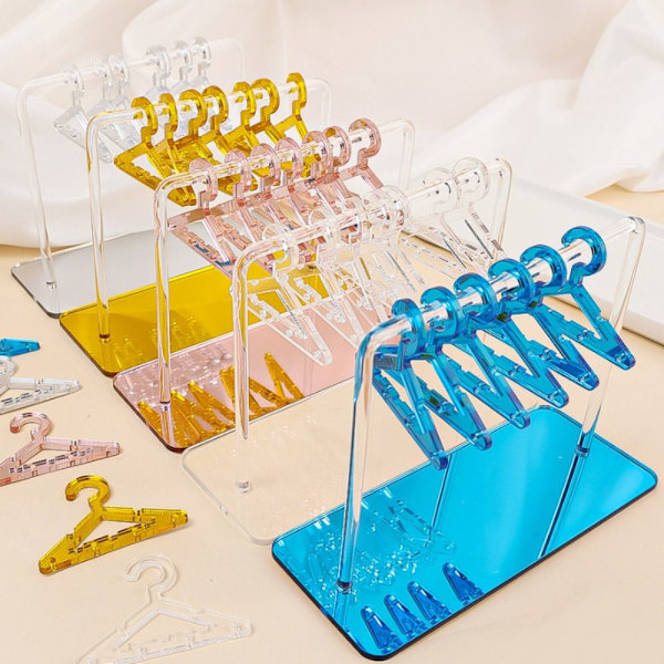 Ørepynt Stativ Organizer Smykke Display Holder GULL Gold