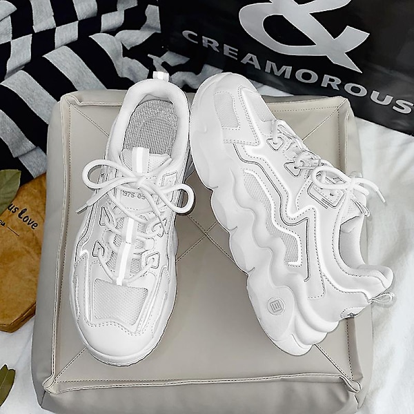 Herrsneakers Andas løbesko Mode Sportsko 3Azl119 Hvid White 40