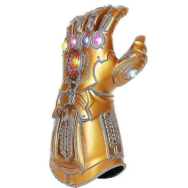 Thanos-hansker for barn Infinity Gauntlet med LED-lys Avengers 4 Cosplay leketøy [HK]