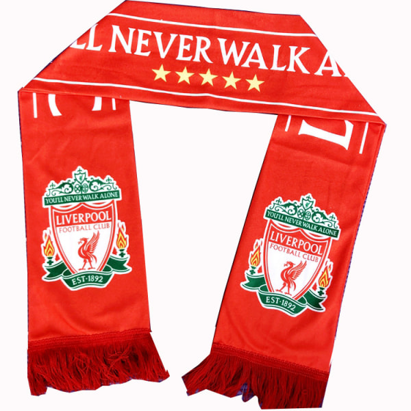 Mub- Fans halsdukar fotbollsfans höst och vinter jubel handviftande halsdukar Liverpool All Red