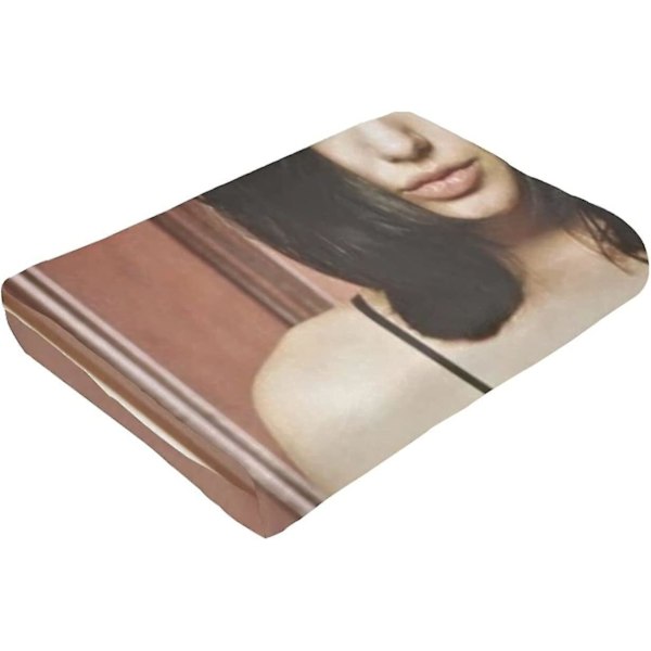 Angelina Jolie Filt Ultrablød flanelstæppe 3d-print Fluffy plysstæppe Sengdekoration Sengetæppe til stueværelse Soveværelsesindretning (3 størrelser 80x60in 200x150cm