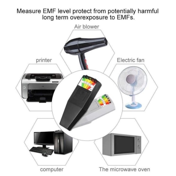 K 2 EMF GHOST HUNTING METER detektor med LJUD + konstant PÅ/AV