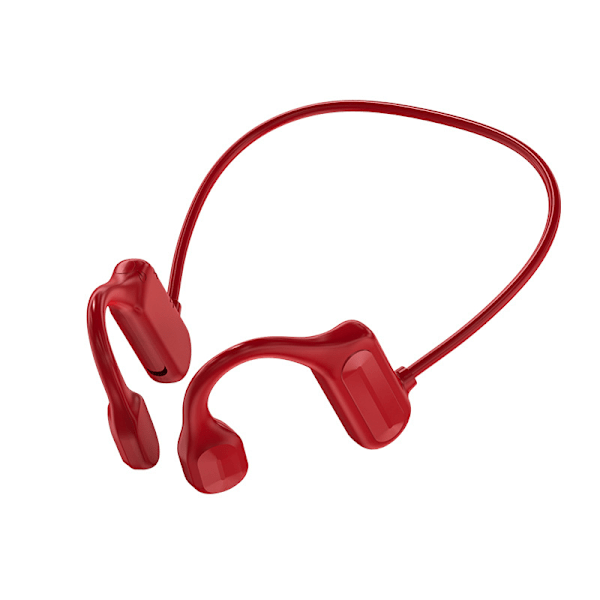 Hörlurar Smärtfria Open Ear Trådlös Bluetooth Vattentät Stereo Handsfree Bluetooth Red