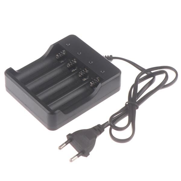 Lot 18650 Batteri Li-ion 3,7V Genopladelig Oplader SQBB
